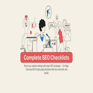 Complete SEO Checklist: On-Page, Technical & Off-Page Tasks | PDF