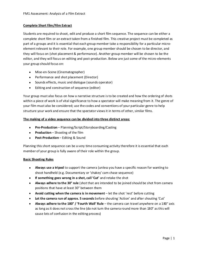 Complete short film guide