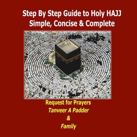 Step by Step Guide to Holy Hajj /Haj