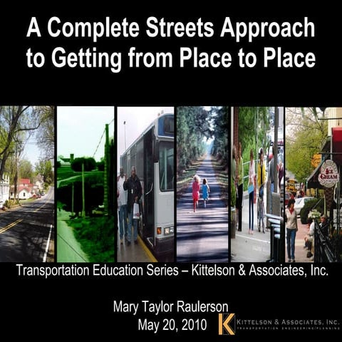 Complete Streets workshop presentation