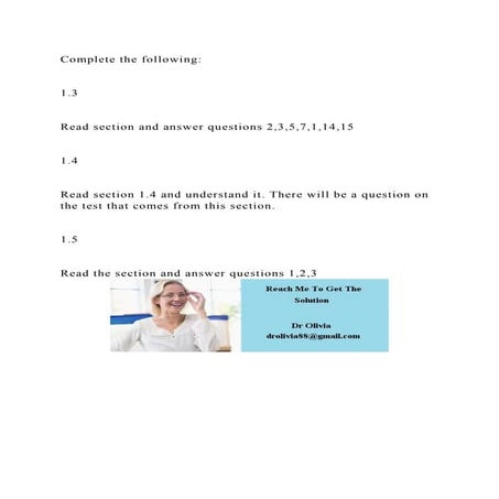 Complete the following1.3Read section and answer questi.docx