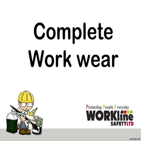 Complete work wear