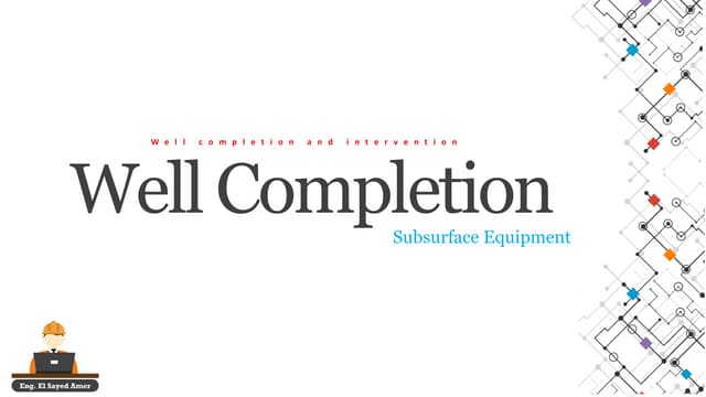 Completion equipment packer part #1