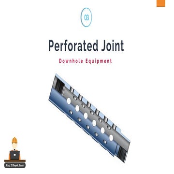 perforated joint, flow coupling and blast joint