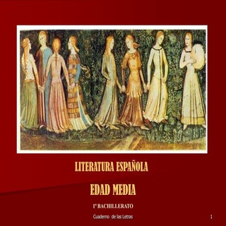 Completo ppt de literatura española...