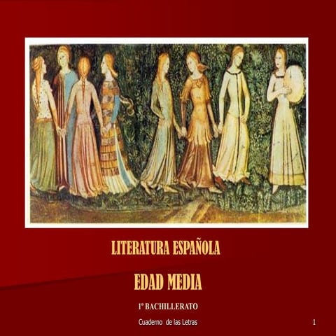 Completo ppt de literatura española medieval