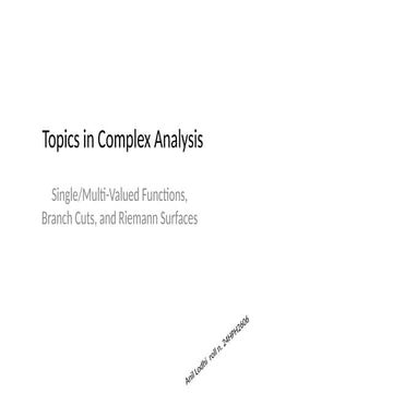 In-Depth Exploration of Single-Valued and Multi-Valued Functions ...
