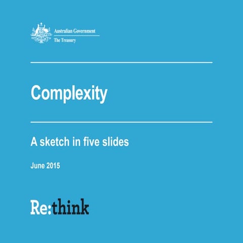 Complexity - a sketch in five slides | PPT