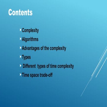 Complexity anlysis.pptx Computer Core Courses | PPTX