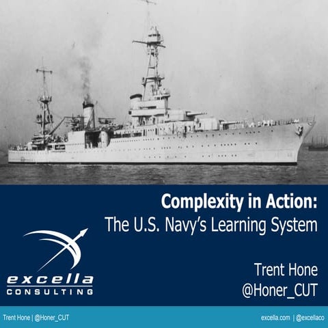 Complexity in Action: Learning in the US Navy, 1905-1945 - Lean Agile Scotlan...