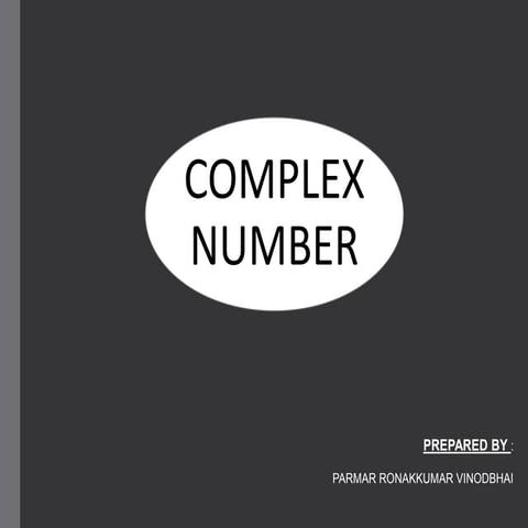 Complex number