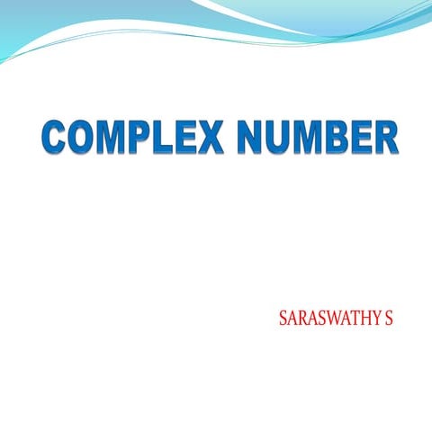 Complex number
