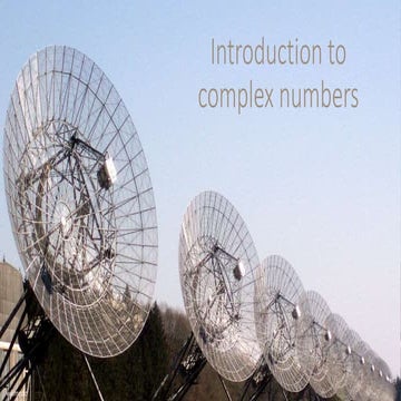 Complex numbers