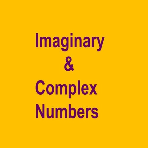 Complex Numbers part12345678tttttttttttt