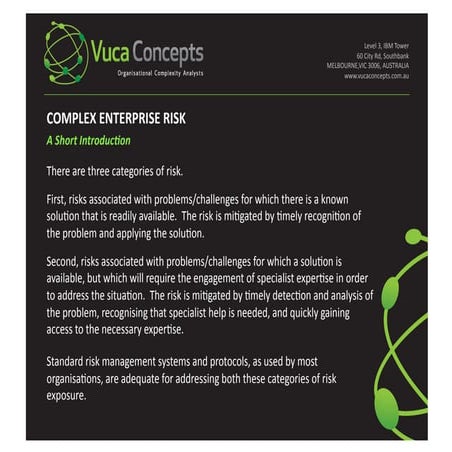 High-Reliability Organizations: Managing Risk In Complex Operating ...