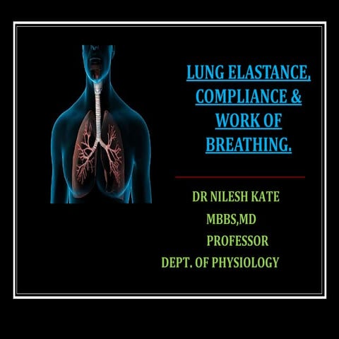 Compliance of lung