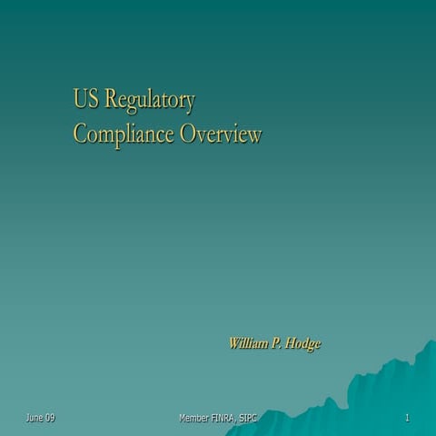 Compliance Overview