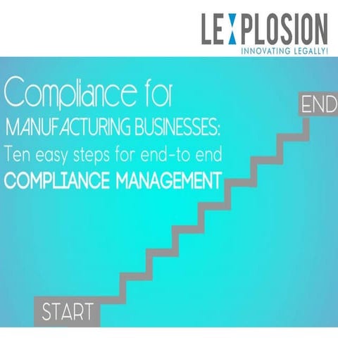 Compliances for Manufacturing Business