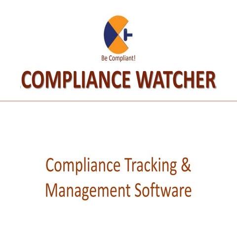 Compliance watcher A legal compliance tool