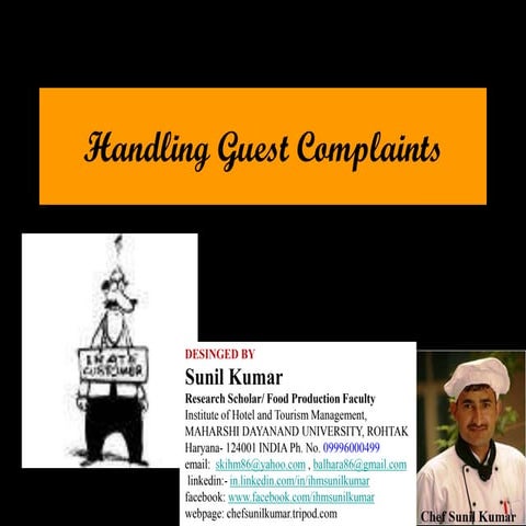 Guest Compliant handling-