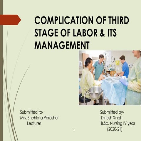 complication of third stage- dinesh.pptx