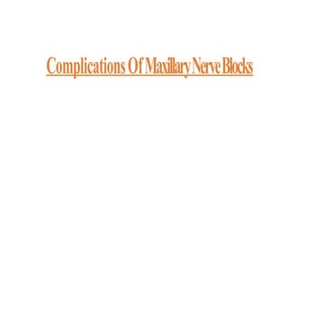 Complications Of Local Anesthesia 2nd part.pptx