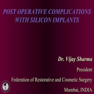 Complications of silicon implant