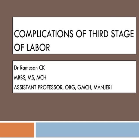 Complications of third stage of labor.pptx