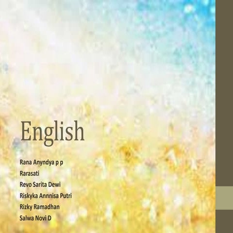 Complimenting & showing care (b.inggris)