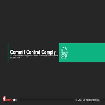 Complygate Presentation