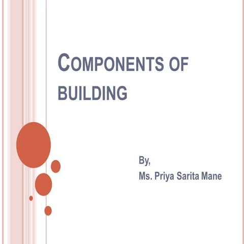 components of building ppt