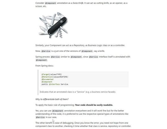 Spring Tools Suite  --------- @Component