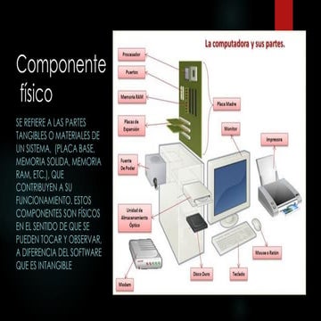 componente fisico. software y sus caracteisticas | PPTX