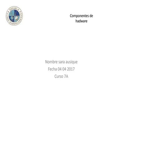 Componente sara ausique