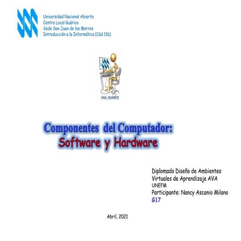 Componentes del Computador
