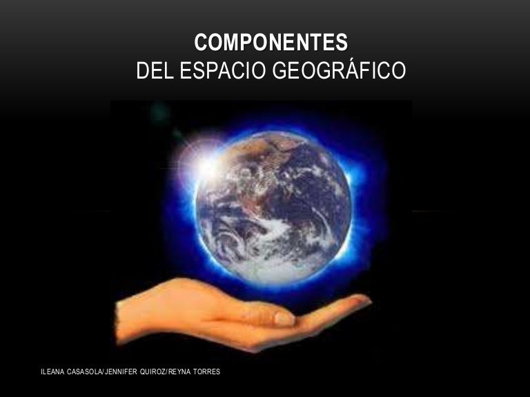 Componentes del espacio geográfico 1° Secundaria