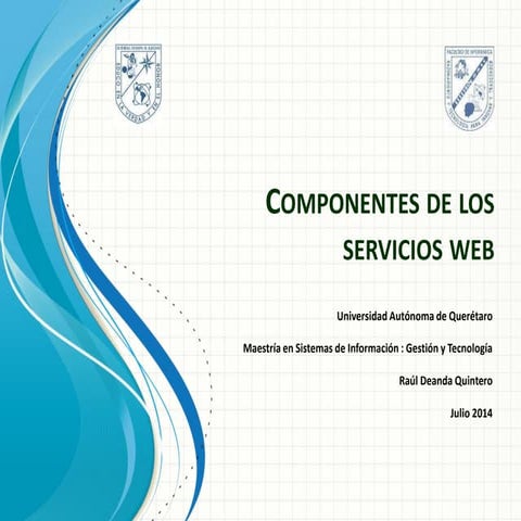 Componentes de los servicos web