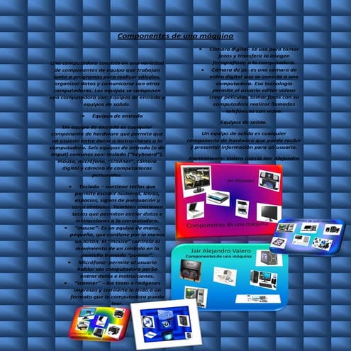 Componentes de una máquina jair alejandro