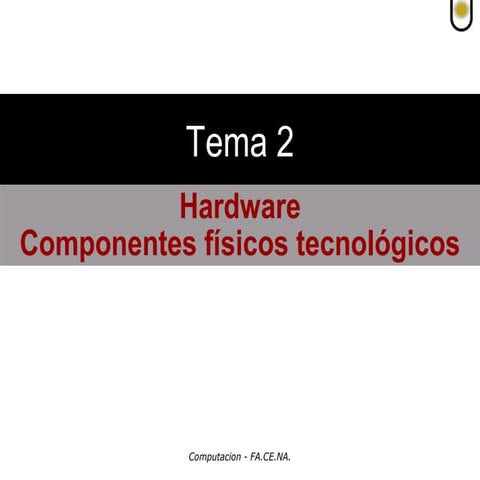 Componentes de un computador ppt