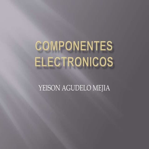 Componentes electronicos