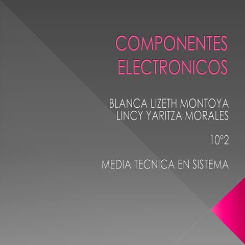 Componentes electronicos