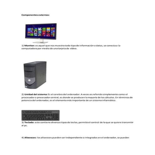 Componentes externos