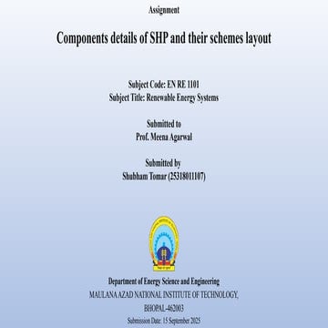 Components Details of SHP and Their Schemes Layout.pptx