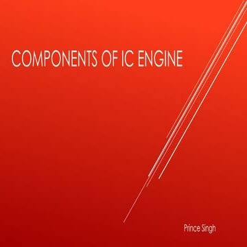 Components of ic engine