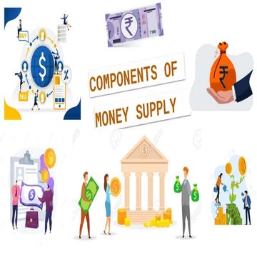 Money Supply & Components of money Supply