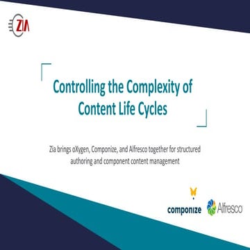 Controlling the Complexity of Content Lifecycles