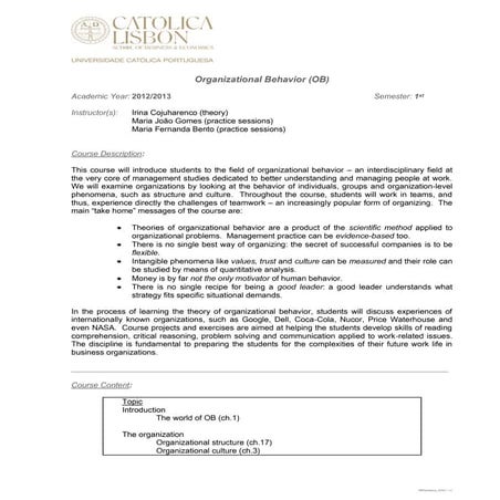 Comportamento organizacional