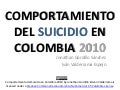 Comportamiento de suicidio en colombia 2010