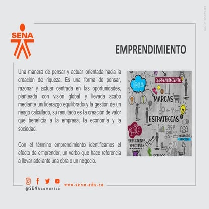 PRESENTACION PROGRAMA COMPORTAMIENTO EMPRENDEDOR SENA