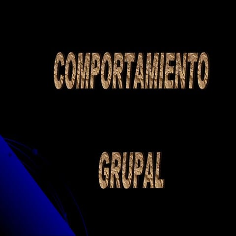 Comportamiento Grupal